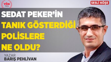 Barış Pehlivan: Sedat Peker’in Tanık Gösterdiği Polislere Ne Oldu?