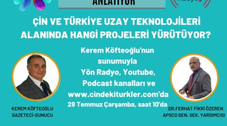 Çin’deki Türkler Anlatıyor-Dr. Ferhat Fikri Özeren ile uzay bilimi, hukuku, uzay artıkları işbirliği