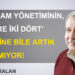 İhsan Çaralan-Tek adam yönetiminin, ‘iki kere iki dört’ demesine bile inanılmıyor!