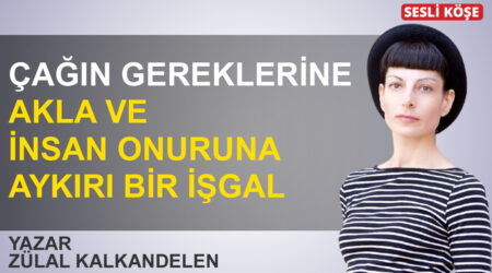 Zülal Kalkandelen: “Çağın gereklerine, akla ve insan onuruna aykırı bir işgal”