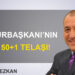 Mehmet Tezkan: Cumhurbaşkanı’nın yüzde 50+1 telaşı!’