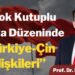 Prof. Dr. Hasan Ünal: “Türkiye’nin Çin ile dış politikada ve savunma sanayiinde iş birliği yapabileceği alanlar var”