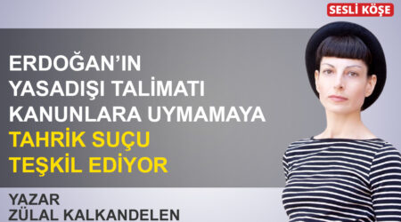 Zülal Kalkandelen: ‘Erdoğan’ın yasadışı talimatı, kanunlara uymamaya tahrik suçu teşkil ediyor’
