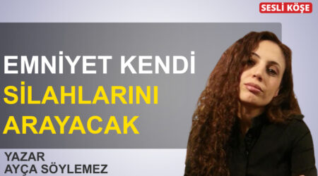 Ayça Söylemez “Emniyet kendi silahlarını arayacak”