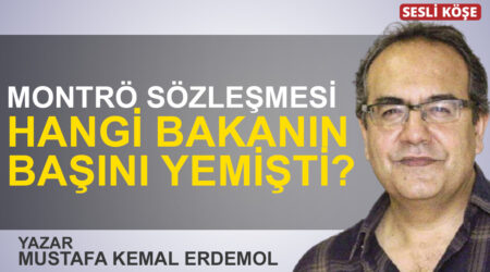 Mustafa Kemal Erdemol: “Montrö Sözleşmesi hangi bakanın başını yemişti?”