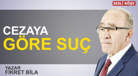 Fikret Bila: “Cezaya göre suç”