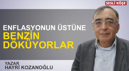 Hayri Kozanoğlu: “Enflasyonun üstüne benzin döküyorlar”