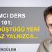 Haydar Ergülen: “Yardımcı ders kitabı 101: Ateş düştüğü yeri yakmaz yalnızca”