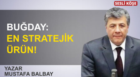 Mustafa Balbay: “Buğday: En stratejik ürün!”