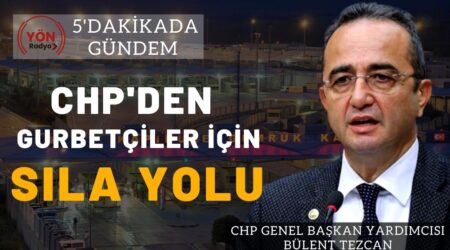CHP Genel Başkan Yardımcısı Bülent Tezcan Kapıkule Sınır Kapısı’nda açıklama yaptı.