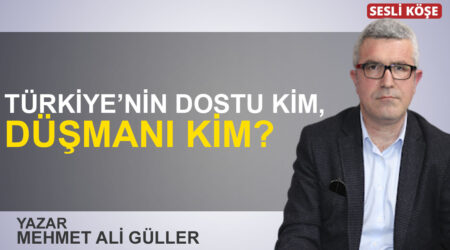 Mehmet Ali Güller: “Türkiye’nin dostu kim, düşmanı kim?”