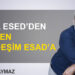 İsmail Saymaz: “‘Katil Esed’den yeniden ‘Kardeşim Esad’a”
