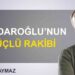İsmail Saymaz: “Kılıçdaroğlu’nun en güçlü rakibi”