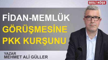 Mehmet Ali Güller: “Fidan-Memlük görüşmesine PKK kurşunu”