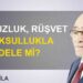 Fikret Bila: “Yolsuzluk, rüşvet ve yoksullukla mücadele mi?”